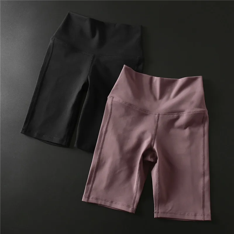 

Women Sports Shorts Female Quick-Drying Running Fitness Five Length Shorts Sexy High Waist Yoga Shorts