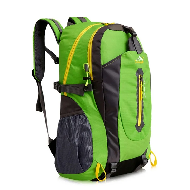 Runseeda 40L водонепроницаемый походный рюкзак для женщин и мужчин, рюкзаки для скалолазания, Сумка для кемпинга, пешего туризма, трекинга, спортивного рюкзака - Цвет: Зеленый цвет