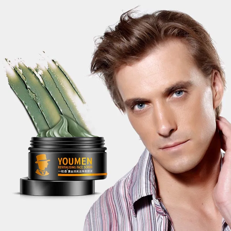 

Nourishing Bean Mud Mask Blackhead Remover Oil Control Acne Cream Face Care Facial Treatment Deep Cleansing Purifying for Men