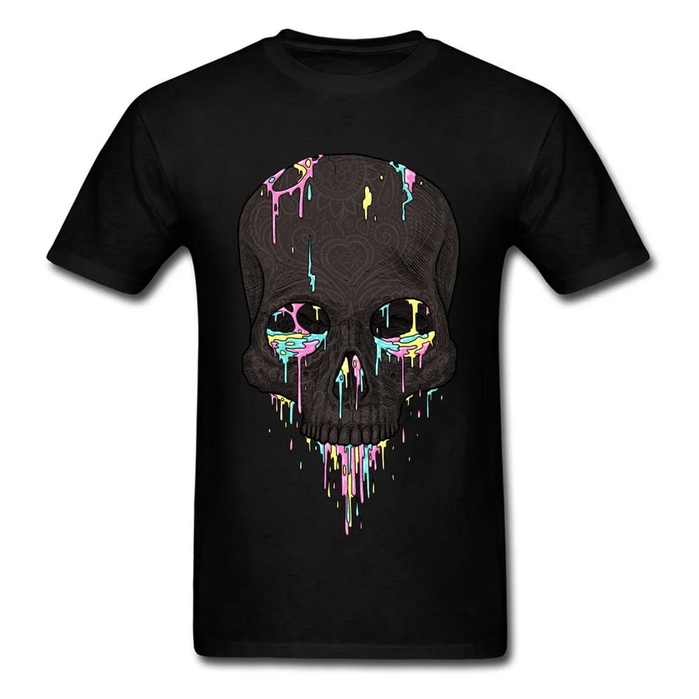 Summer Candy Drips Men's T Shirt 2018 Discount Father Day Short Sleeve O Neck 100% Cotton T Shirt Birthday Tshirts Candy Drips black