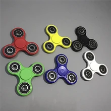 Hand font b Spinner b font Tri font b Spinner b font Fidget Toy Plastic Finger