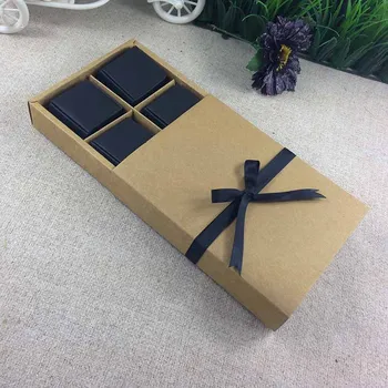 

DIY Drawer Box Kraft /Black Gift Box For Cakes Cookies 2017 New Design