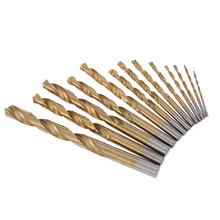 13pcs1.5-6.5mm Twist Drill Bit Set High-speed Steel Titanium Plated Drill Bits Woodworking Wood Metal Drilling Tool ferrament 13pcs1.5-6.5mm Twist Drill Bit Set High-speed Steel Titanium Plated Drill Bits Woodworking Wood Metal Drilling Tool ferrament