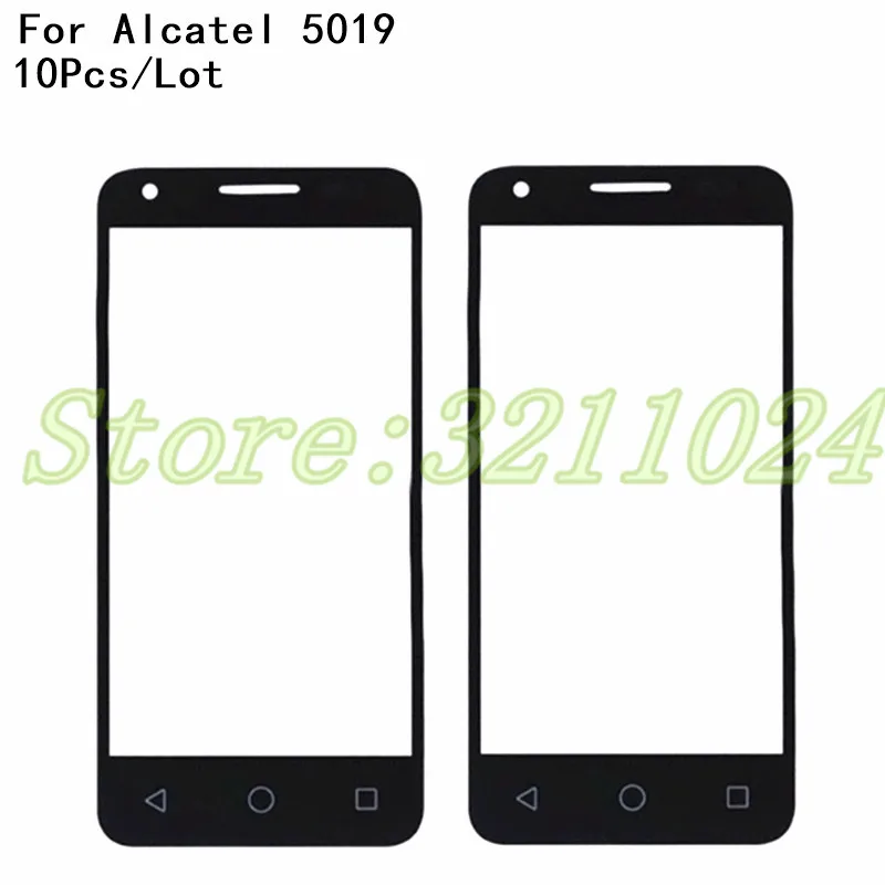 10 шт./лот Новый сенсорный экран внешнее Переднее стекло 4 5 &quotдля Alcatel One Touch 5019 5019A
