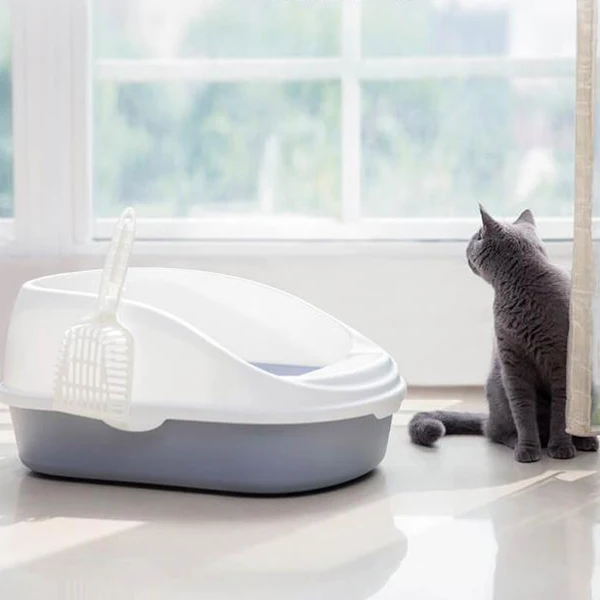 Xiaomi портативная миска для кошачьего туалета, унитаз, большой средний размер, тренировочная песочница для кошачьего туалета с совком для домашних животных, Kitty