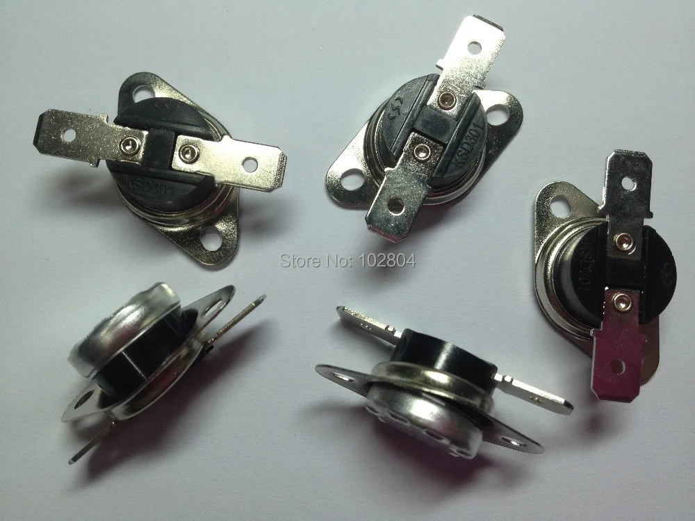 

Temperature Controlled Switch Thermostat Normal Close 90C N.C. KSD301 150 Pcs Per Lot