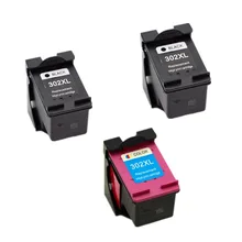 3 шт. картридж для hp 302 302 xl картридж для hp deskjet 2130 1112 3630 3632 officejet 4650 4652 4655 envy 4516 4520
