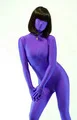 Сексуальный блестящий металлический спандекс Zentai Suit/Catsuit одежда для танцевального клуба