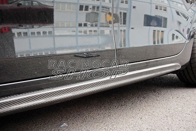 GTI STYEL REAL CARBON FIBER SIDE SKIRTS BODY KITS FOR VW VOLKSWAGEN GOLF 6 VI MK6 & GTI 08-12