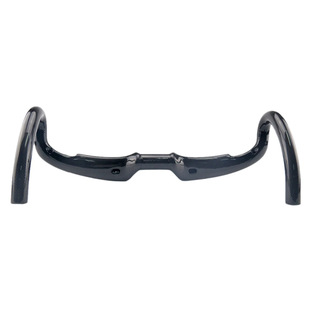 RXL SL Bicycle Carbon Handlebar 31.1-32.5mm Ultralight Bent Bar Carbon Fiber Handlebars Road Bike 3KUD MattGloss Black Carbon Handlebar  (4)