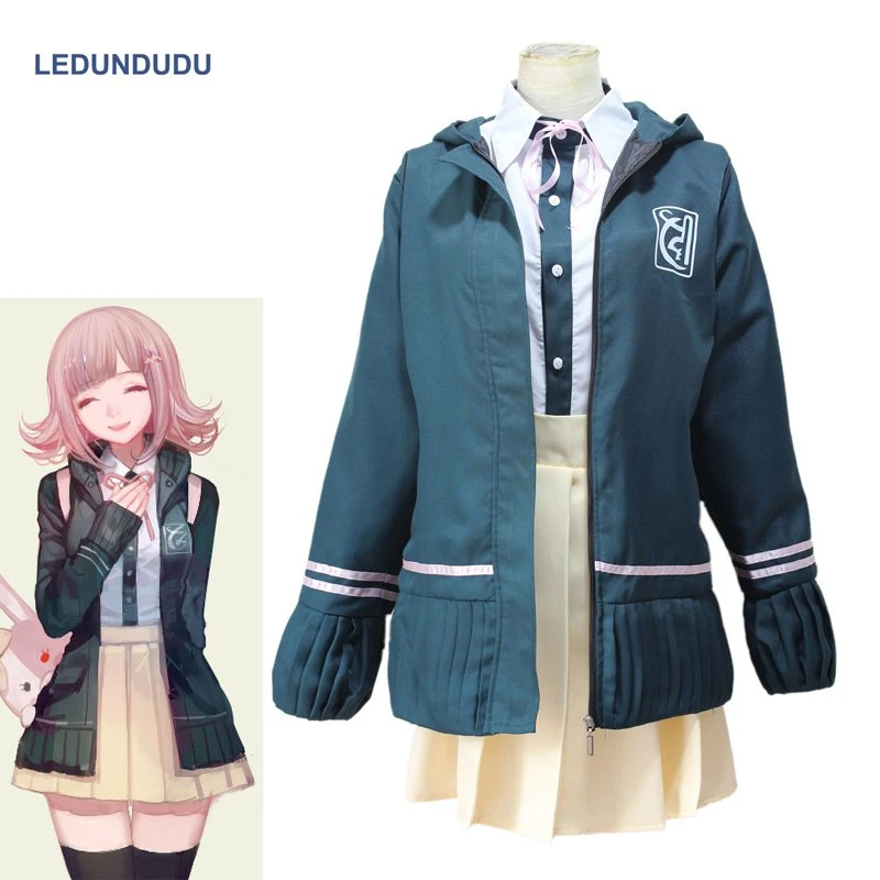 Danganronpa Nanami Chiaki Disfraz De Cosplay Con Capucha Danganronpa Nanami Chiaki Disfraz De Cosplay Con Capucha