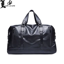 Модные мужские дорожные сумки, багаж, водонепроницаемый чемодан, спортивная сумка, большие вместительные сумки, Повседневная вместительная сумка из искусственной кожи