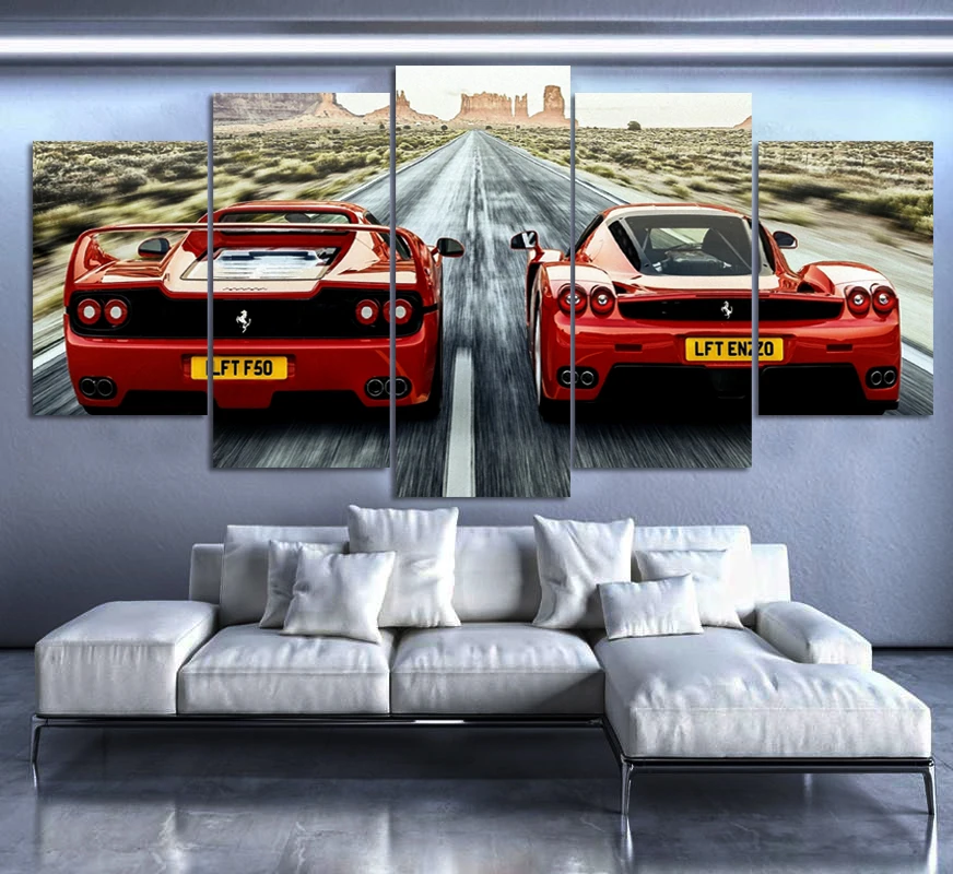 HD printed painting FERRARI F50 ENZO CANVAS SET canvas painting for living room