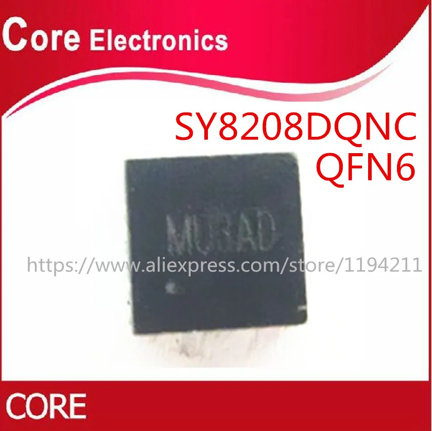 10 шт. SY8208DQNC SY8208D SY8208 MU3VG MU3AA MU2AZ MU4BB QFN оригинальный чип для ноутбука | Электронные