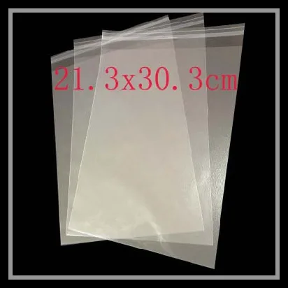 Us 29 75 15 Off 200pcs Lot Clear Plastic Bag A4 Size Self Seal Opp 21 3x30 3cm Packaging T Shirts Cellophane Package In Gift Bags