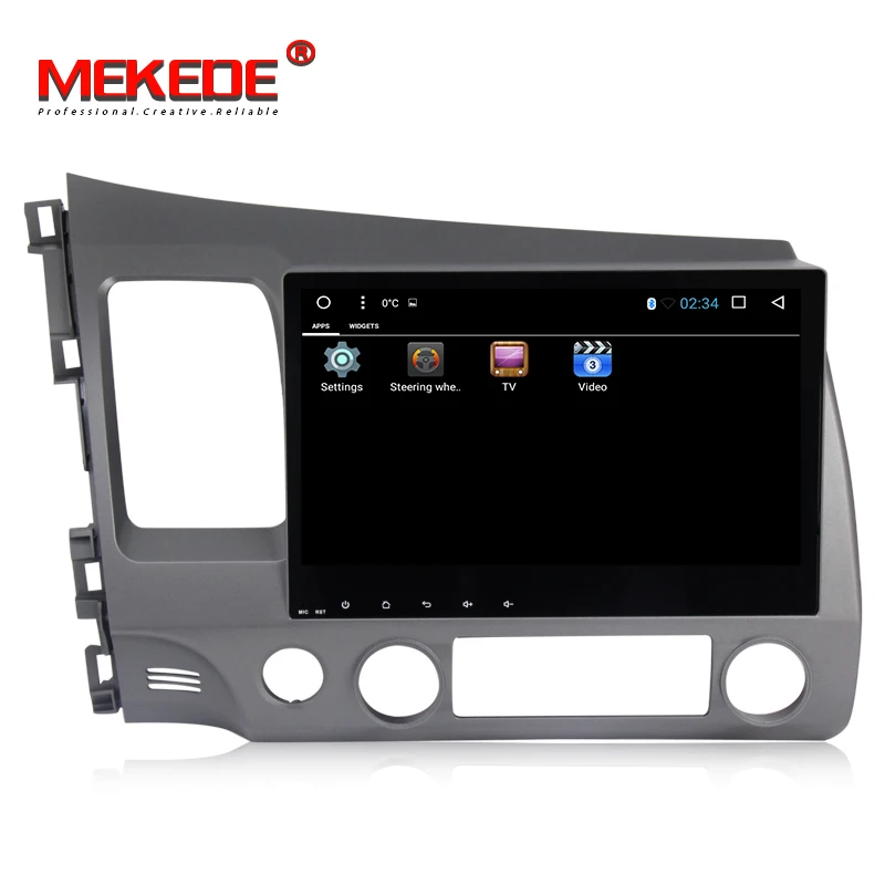 Clearance allwiner T3 1024x600 HD 2DIN Android 7.1 Car Head Unit for Honda Civic 2006-2011 DVD GPS with Radio RDS BT Mirror-Link Wifi 2
