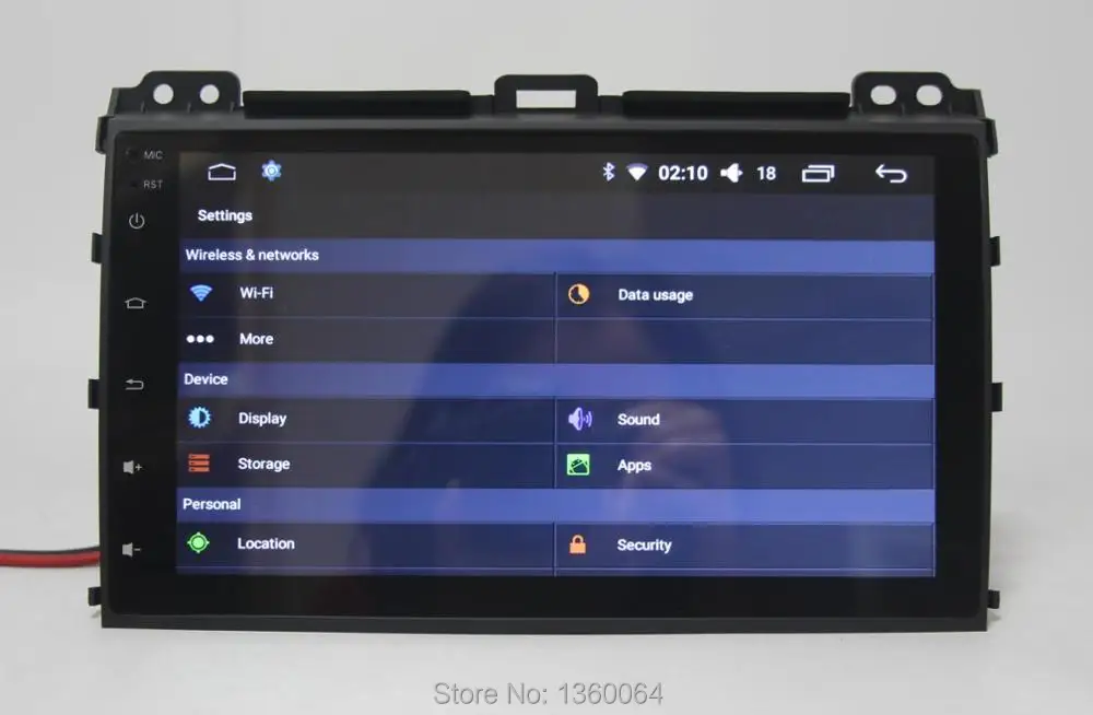 Top Nedehe 2G+32G Android 7.0 car dvd player for Toyota Prado Land Cruiser 120 2004-2009 car radio gps navigation Bluetooth Wifi 11