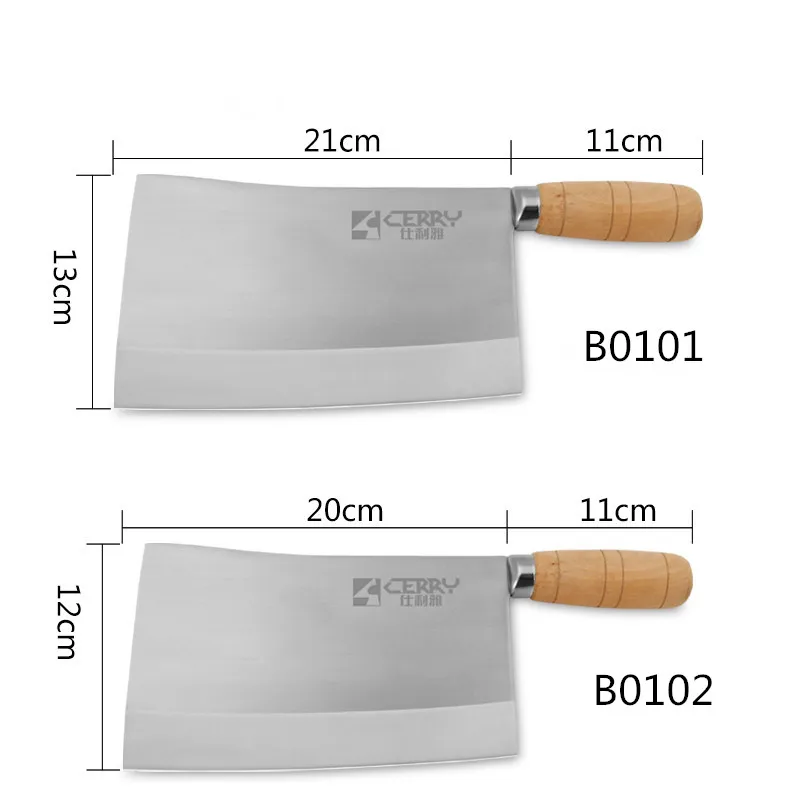  Free Shipping CERRY 4Cr13 Thickening Forged Kitchen Chef Chop Bone Knife Household Cut Bone Cleaver - 32584830019