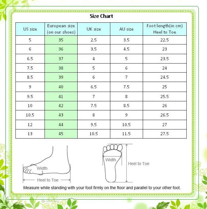 women shoe size