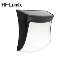 Hi-Lumix 2 шт. уличный светодиодный настенный светильник на солнечных батареях 3 светодиодный s водонепроницаемый садовый светильник на солнечных батареях светильник s для двора прохода патио входа