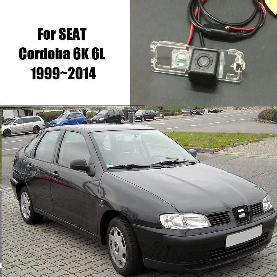 

Thehotcakes Rear View Camera For SEAT Cordoba 6K 6L 1999~2014 Backup Parking Camera / HD CCD RCA NTST PAL / License Plate Lamp