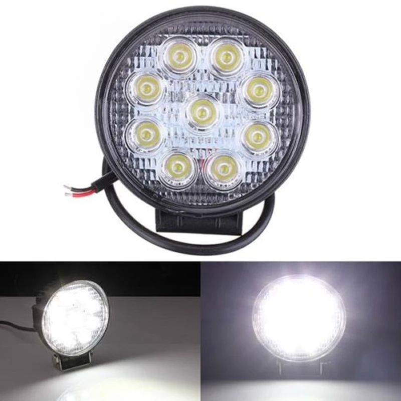 Prix pour 4 Pouce 27 W Haute Puissance 12 V 24 V LED Light Work Ronde LED Offroad Lumière Lampe Lampe de Travail pour Off road Moto De Voiture Camion Prix pour 4 Pouce 27 W Haute Puissance 12 V 24 V LED Light Work Ronde LED Offroad Lumière Lampe Lampe de Travail pour Off road Moto De Voiture Camion