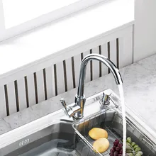 Раковина один бак кухня 304 нержавеющая сталь умывальник с раковиной кран утолщенный пакет Lu 42712