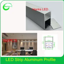 1 м Алюминий профиль для верхнего света внутренняя ширина 33 мм для ресторан/книжный магазин/магазин 10 м/лот
