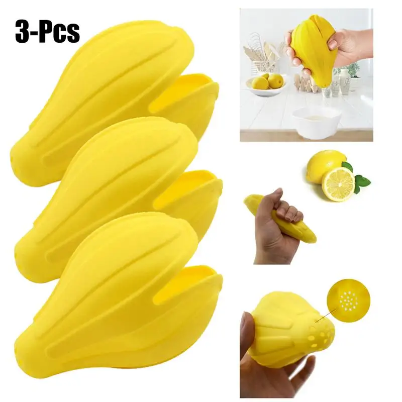

Fruit Juice Squeezer Food Grade Silicone Hand Manual Convenient Fruit Orange Lemon Press Squeezer Citrus Juicer Kitchen Gadget