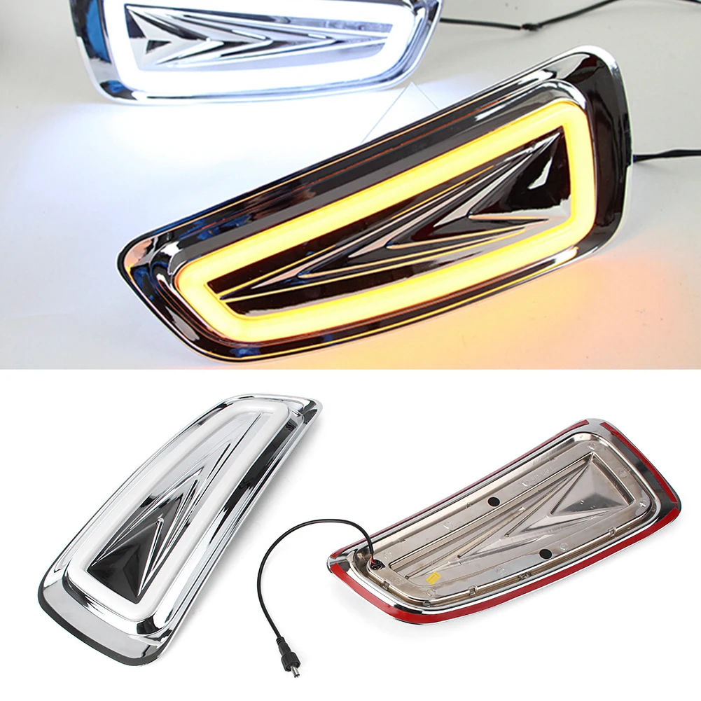 

Car LED DRL Daytime Running Fog Lights w/ Turn Signal Light For Ford F150 Raptor SVT 2009 2010 2011 2012 2013 2014 2015