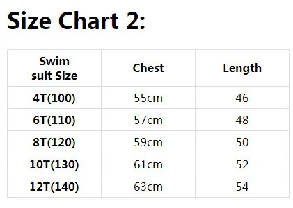 4t Size Chart