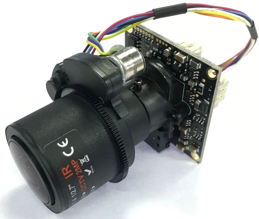 Diske 2.0MP AHD Camera Board Motorized Zoom 2.8 12mm Lens 1/2.8" Sony CMOS IMX291 + NVP2441H