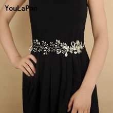 YouLaPan SH07 серебряный алмазный пояс хрустальный свадебный пояс ручной работы свадебные аксессуары ювелирный пояс для подруги