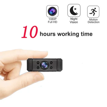 

working 10 hours 1080P Infrared Night Vision Mini DV Camera Nanny Digital Micro Cam Motion Detection Mini Camcorder pk SQ8 SQ11