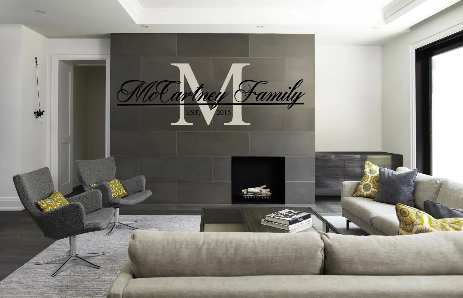 G204 Family Name Wall Art Sticker Decal Vinyl Custom Lettering