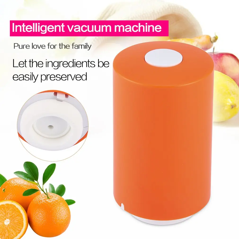 

Mini Portable Vacuum Sealer Machine Electric Food Vacuum Saver Vacuum Packaging Machine USB Rechargeable Vacuum Pump