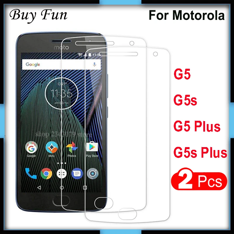 Tempered Glass For Moto G5 Plus Case Screen Protector Film G5s Protective Cover Motorola | Мобильные телефоны и