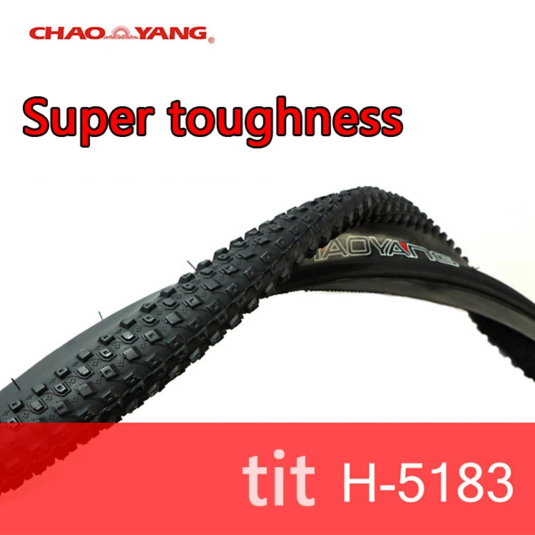 

Bicycle tire MTB 26 / 27.5 * 1.95 thin side Small particles Field word tread 30TPI mountain bike bicycle tire Chaoyang tit H5183