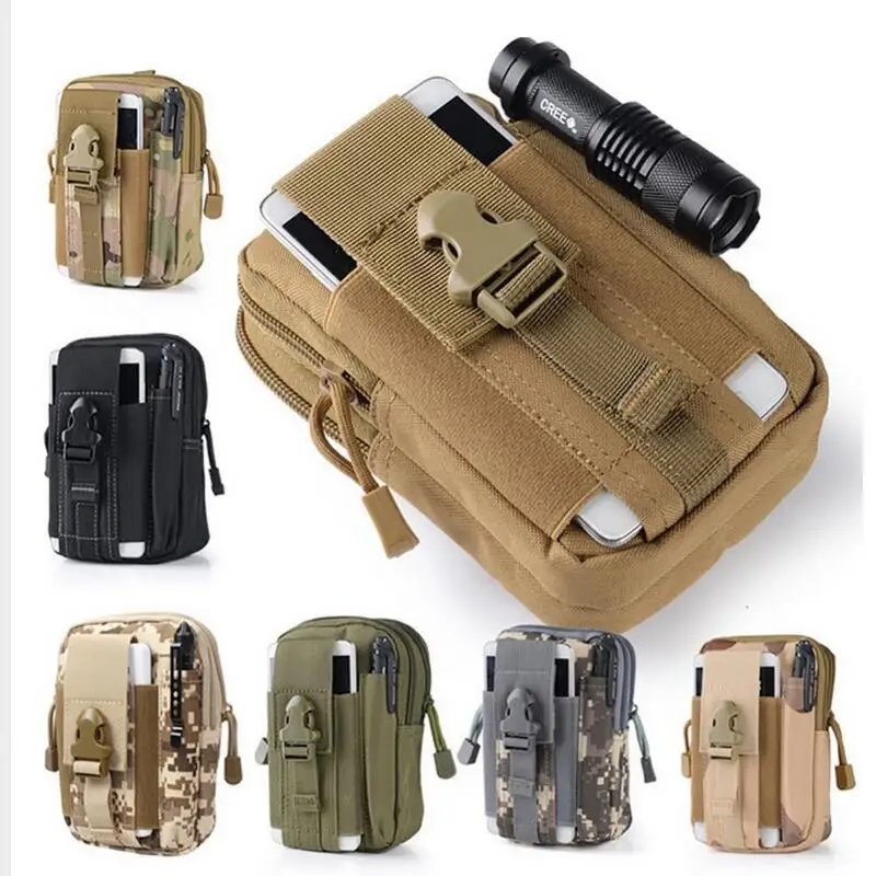 

Tactical Molle bag Pouch Belt Waist Packs Bag Pocket Military Waist Fanny Pack Pocket for Iphone 6 6s 5s for Samsung Galaxy S6