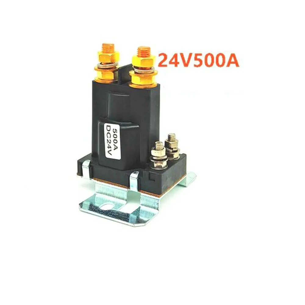 1 шт. 12 В/24VDC 500A AMP 4 Pin реле Вкл/Выкл Авто выключатель питания пластиковый двойной изолятор батарей для вилочного погрузчика