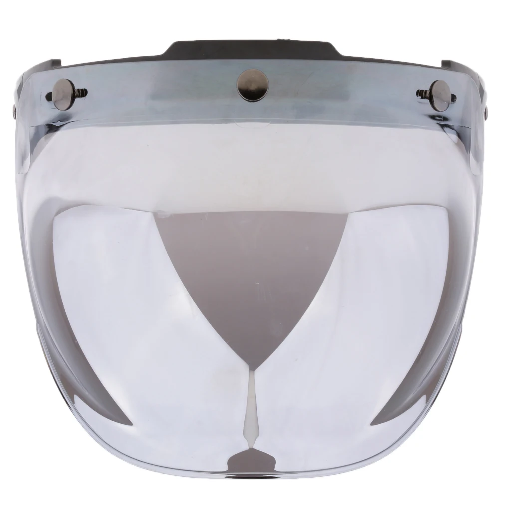 Универсальный пузырь 3-Snap мотоциклетный шлем козырек кожаный чехол из искусственной кожи(защитный лицевой щиток объектив простые мотоциклетные Ветер щит козырек