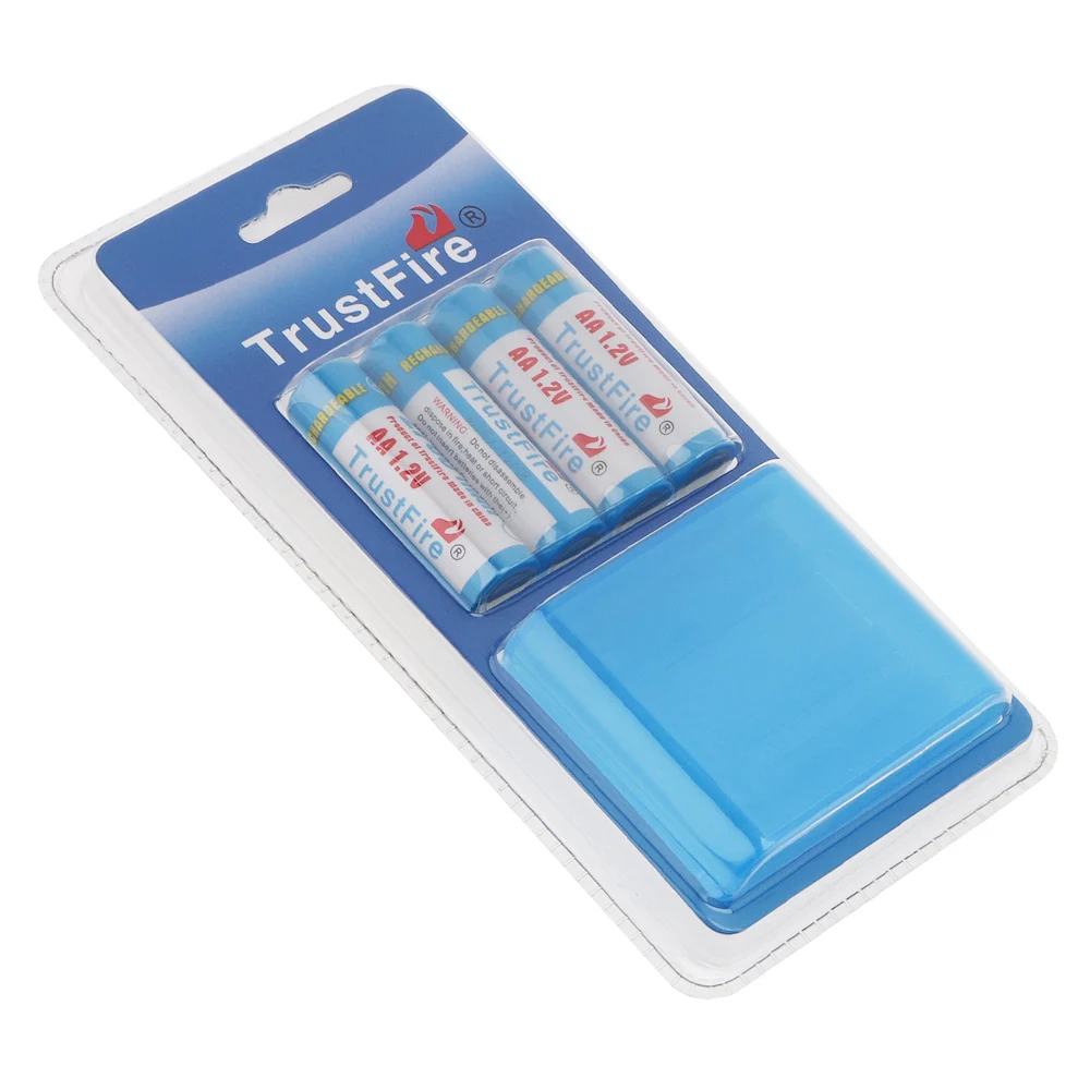 TrustFire 1.2V 2700mAh AA Ni-MH Battery Rechargeable Batteries with Low Self-discharge + Portable Battery Box TrustFire 1.2V 2700mAh AA Ni-MH Battery Rechargeable Batteries with Low Self-discharge + Portable Battery Box