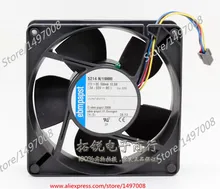 Free Shipping For ebmpapst 5214N/19HHI DC 27V 13.5W 4-wire 4-pin connector 80mm, 127x127x38mm Server Square fan