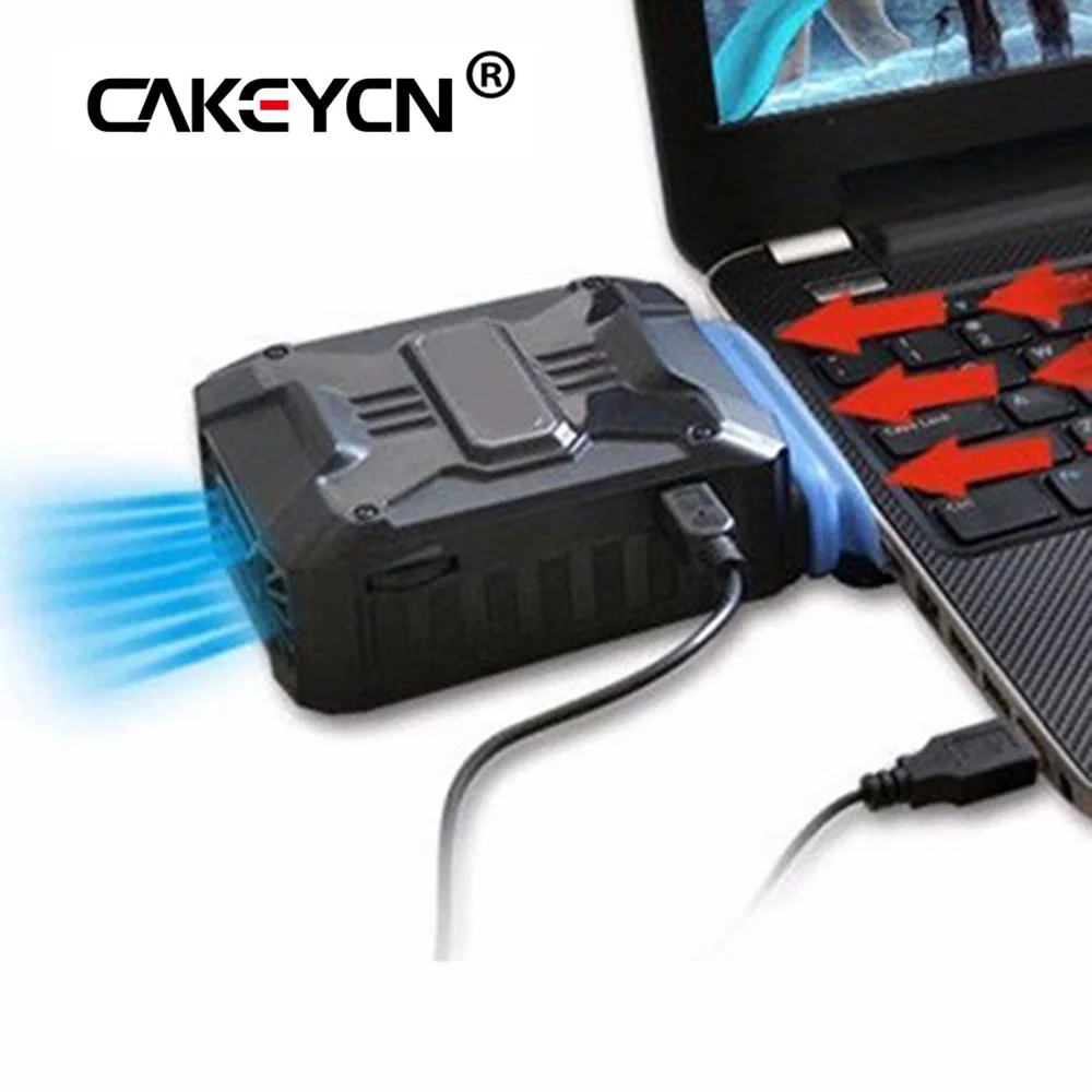 USB Mini Vacuum Laptop Cooler Air Extracting Exhaust CPU Cooler Cooling Fan for Notebook Computer