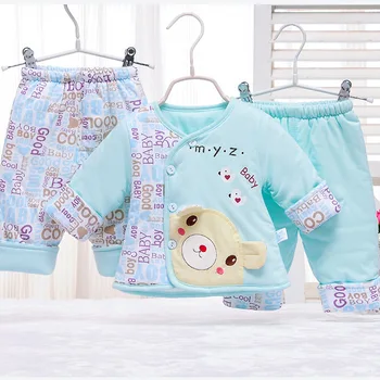 

New born clothes Baby's Sets Baby Clothing winter 2 pieces baby sets cotton baby girl clothes baby boy clothes ropa para bebe