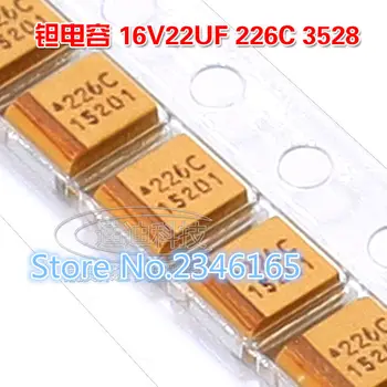

100 PCS 22 uF / 16 V SMT-B 3528-21 226C SMD 16 V 22 UF 3528