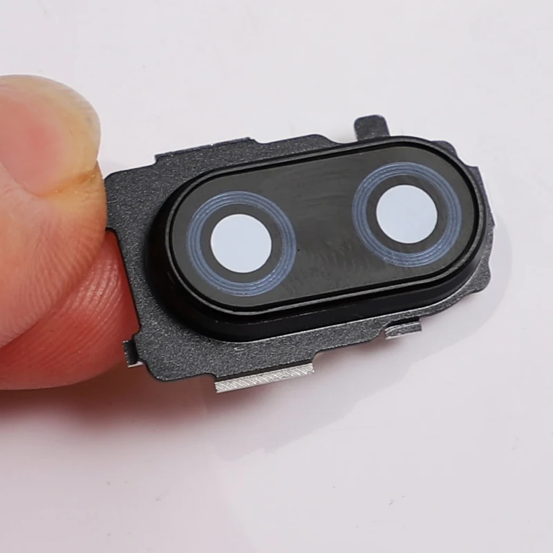 Note7 For Xiaomi Redmi note 7 Camera Lens Glass Back Cover With Metal Frame Holder Replacement Repair Parts
