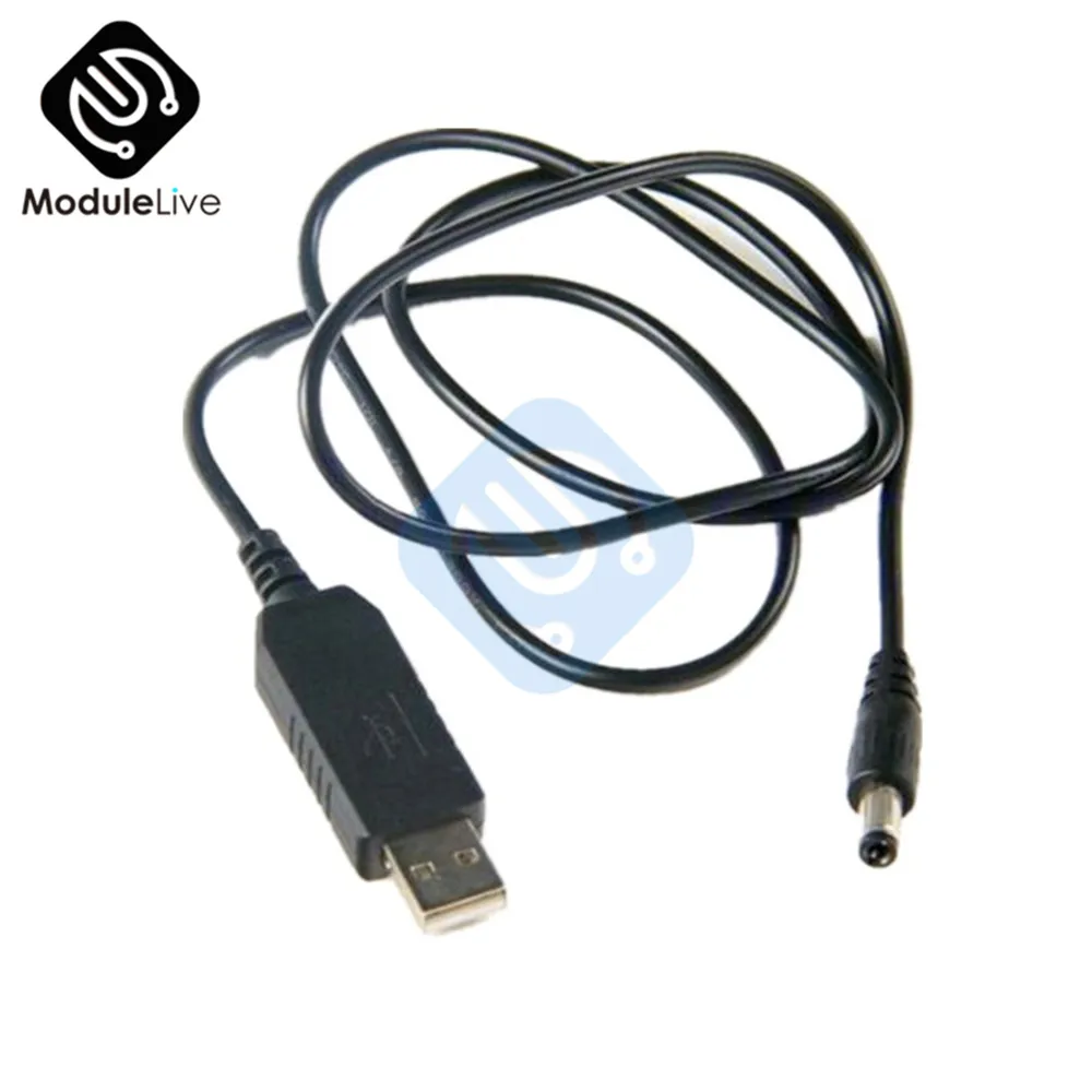 USB 5 В 9 в разъем постоянного тока мм x 2 1 Повышающий Модуль питания кабель