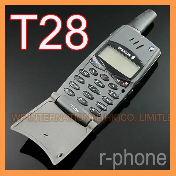 Восстановленный Оригинальный мобильный телефон Ericsson T28 T28s 2G GSM 900/1800