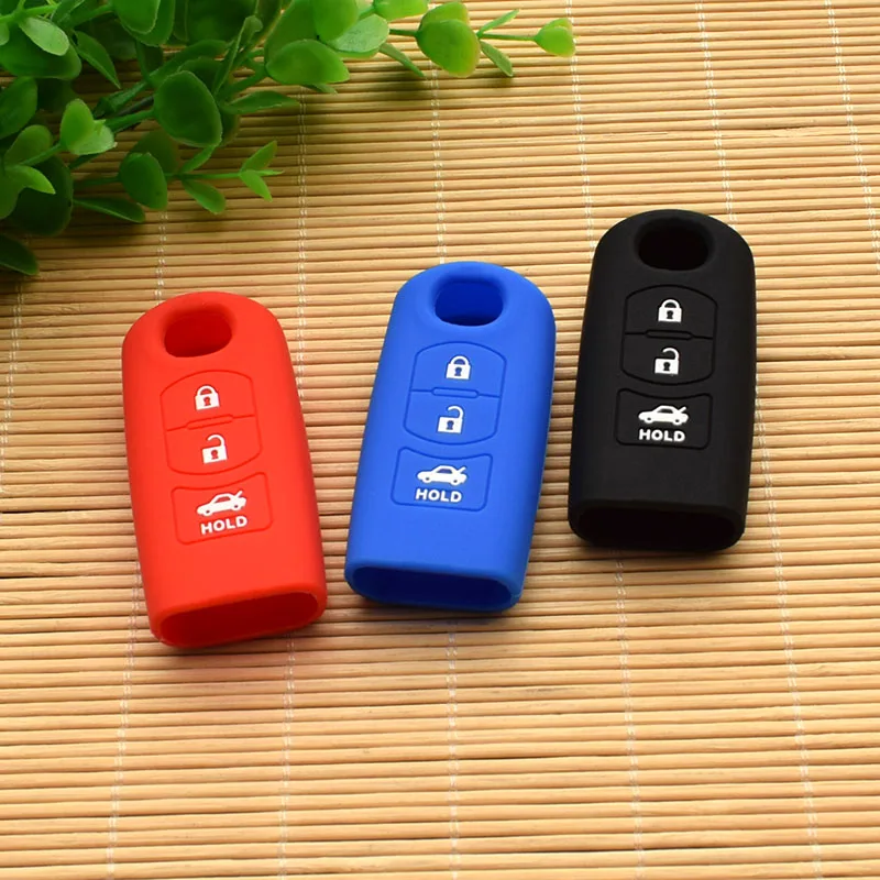 Silicone car key Cover Holder fit for MAZDA 3 5 6 Axela CX5 CX7 Atenza